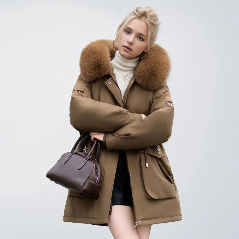 Tanja | Elegante Kunstfelljacke für Damen warm 2