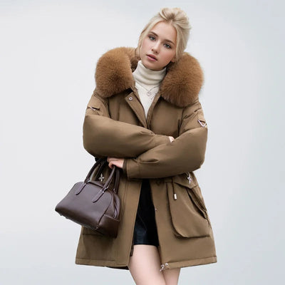 Tanja | Elegante Kunstfelljacke für Damen warm 2