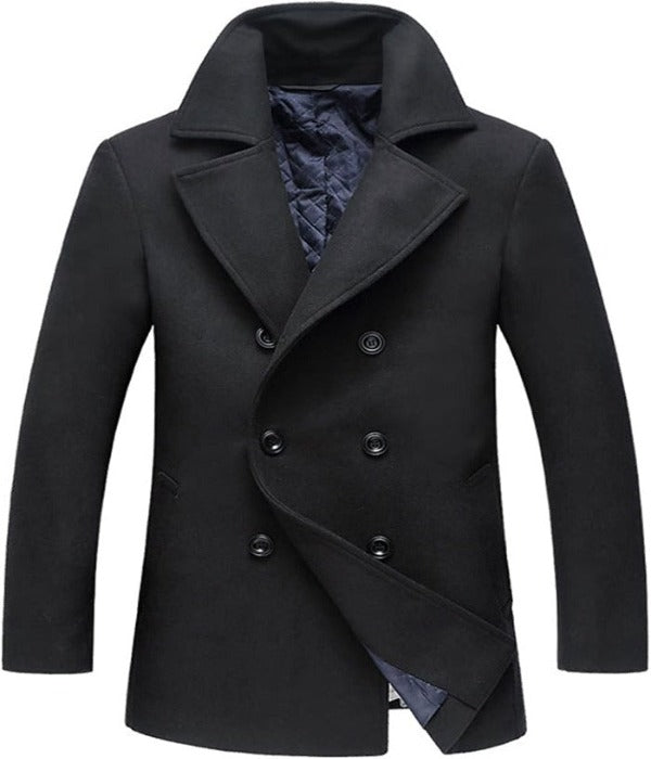 Victor | Stilvoller Wollmix Mantel für Herren Winter