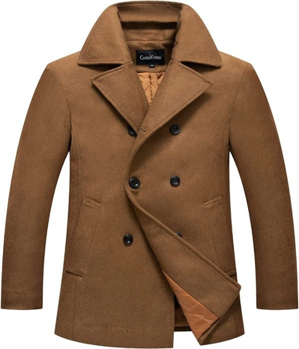 Victor | Stilvoller Wollmix Mantel für Herren Winter