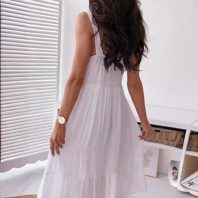 Amara | Weißes Spitzenkleid