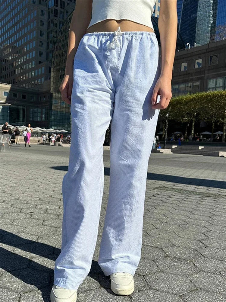 Louzi - Weite Stoffhose