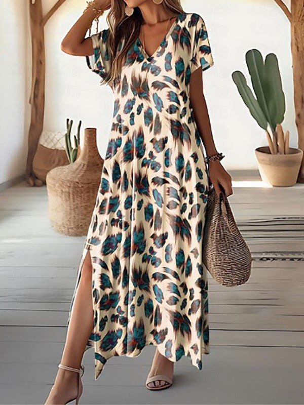 CARINA Maxikleid mit Muster
