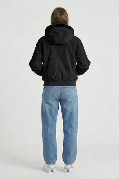 Mauro | Warme Oversized-Jacke für Damen Herbst mit Kunstfell