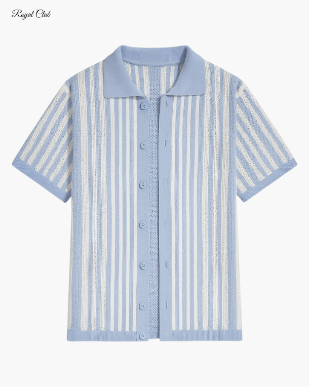 Herren Strickhemd