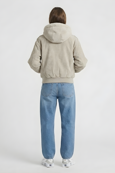 Mauro | Warme Oversized-Jacke für Damen Herbst mit Kunstfell