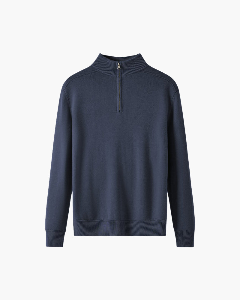 Variant image for 100% Merinowolle Halbzip Pullover Damen/Herren – Atmungsaktiv, Weich und Vielseitig für den Winter, Klassische Farben, S-XL-16