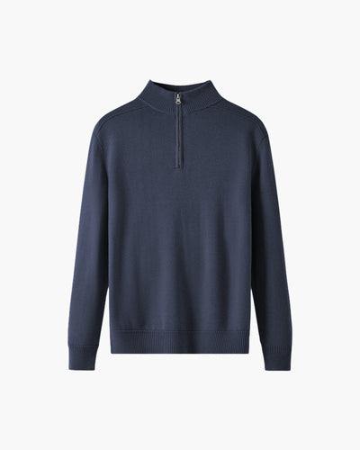 Variant image for 100% Merinowolle Halbzip Pullover Damen/Herren – Atmungsaktiv, Weich und Vielseitig für den Winter, Klassische Farben, S-XL-19