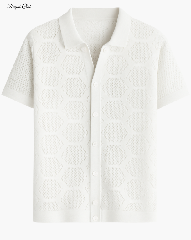 Herren Cardigan Hemd